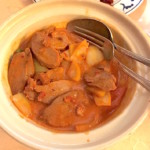 Canard au curry rouge