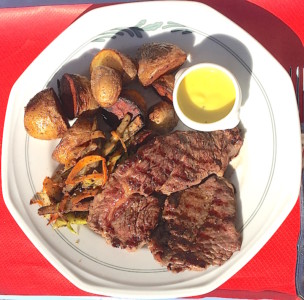 Entrecôte parisienne, sauce curry (au plat du jour)