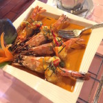 Crevettes au curry thaï