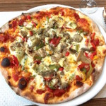 Pizza Quatre-saisons (sans jambon)