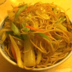 Vermicelles de riz aux légumes