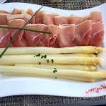 Asperges blanches du Valais et jambon cru
