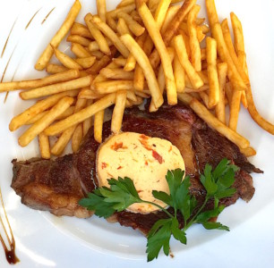 Entrecôte, beurre provençal