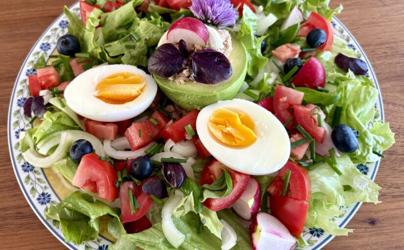 Salade d&rsquo;été thon – crudités