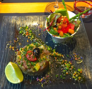 Tartare de thon à l'avocat