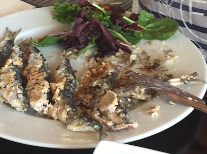 Sardines en croûte de sel