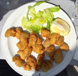Chien de mer frit