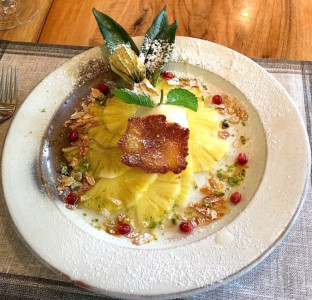 Carpaccio d'ananas