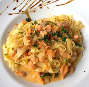 Tagliatelles au saumon