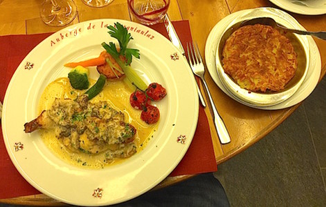 Suprême de poulet aux morilles